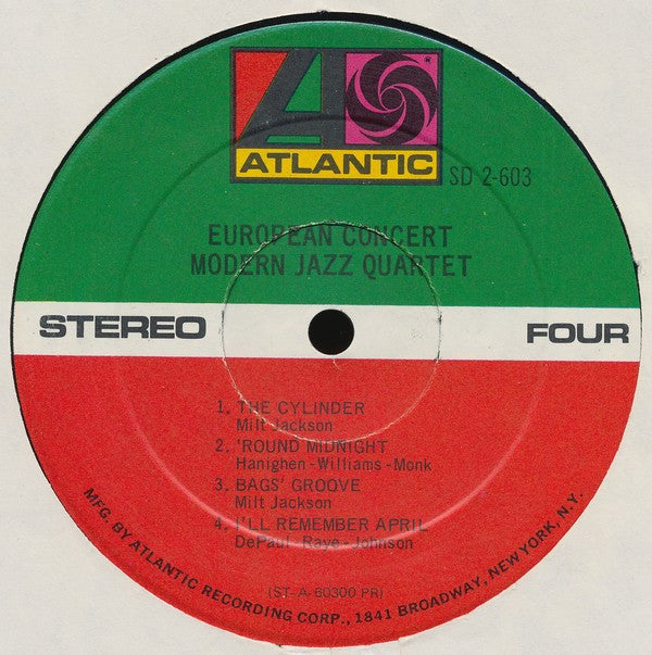 The Modern Jazz Quartet - European Concert (2xVinyl, LP, Album, Stereo) Very Good (VG) / Good Plus (G+)