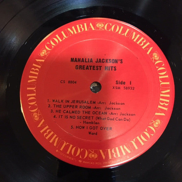 Mahalia Jackson - Mahalia Jackson's Greatest Hits (Vinyl, LP, Compilation, Reissue, Stereo) Very Good Plus (VG+) / Very Good Plus (VG+)