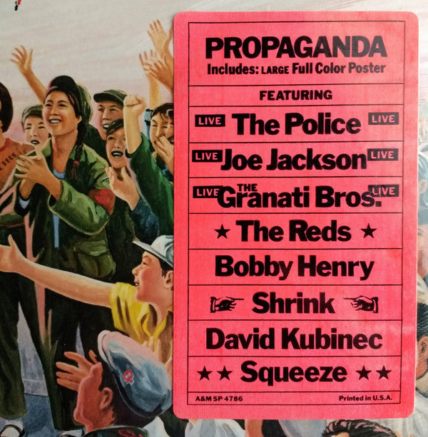 Various - Propaganda (Vinyl, LP, Compilation, Stereo) Very Good (VG) / Near Mint (NM or M-)