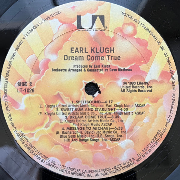 Earl Klugh - Dream Come True (Vinyl, LP, Album) Very Good (VG) / Very Good Plus (VG+)