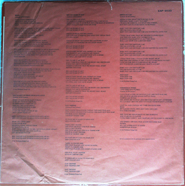 The Beatles - 1962-1966 (Vinyl, LP, Compilation, Reissue, Stereo)