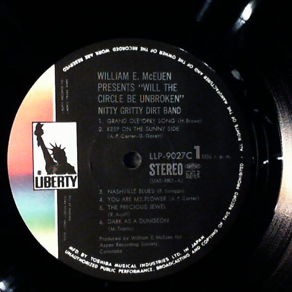 Nitty Gritty Dirt Band - Will The Circle Be Unbroken (3xVinyl, LP, Album) Good Plus (G+) / Very Good (VG)