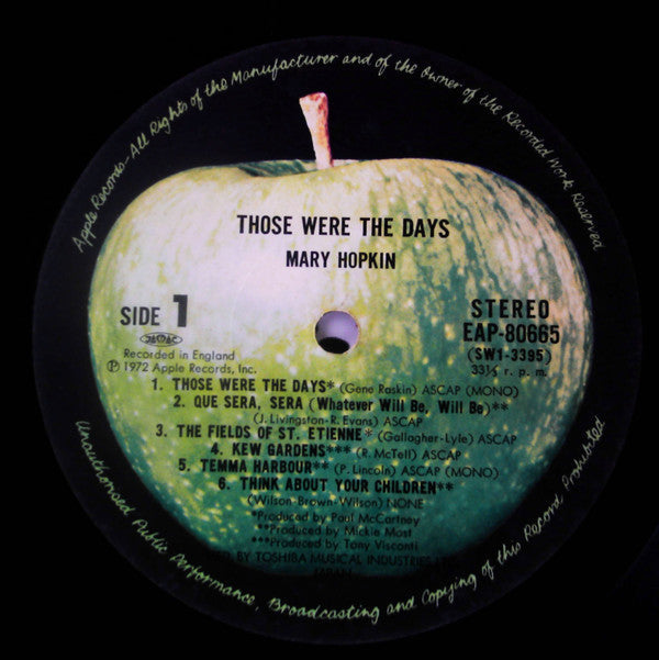 Mary Hopkin - Those Were The Days (Vinyl, LP, Compilation) Very Good Plus (VG+) / Very Good (VG)