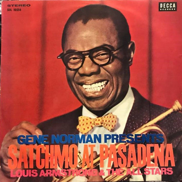 Louis Armstrong And His All-Stars - Satchmo At Pasadena (Vinyl, LP, Album, Stereo) Very Good Plus (VG+) / Very Good Plus (VG+)