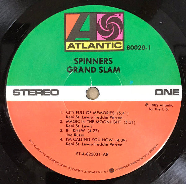 Spinners - Grand Slam (Vinyl, LP, Album) Very Good (VG) / Very Good (VG)