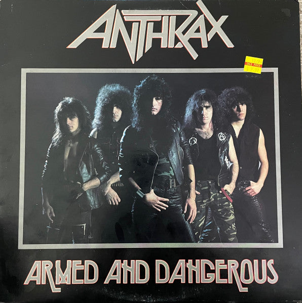 Anthrax - Armed And Dangerous (Vinyl, 12", 33 ⅓ RPM, EP) Very Good Plus (VG+) / Very Good (VG)