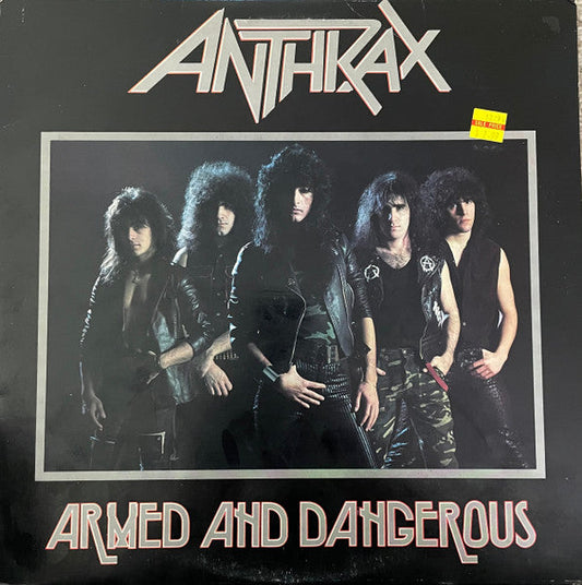 Anthrax - Armed And Dangerous (Vinyl, 12", 33 ⅓ RPM, EP) Very Good Plus (VG+) / Very Good (VG)
