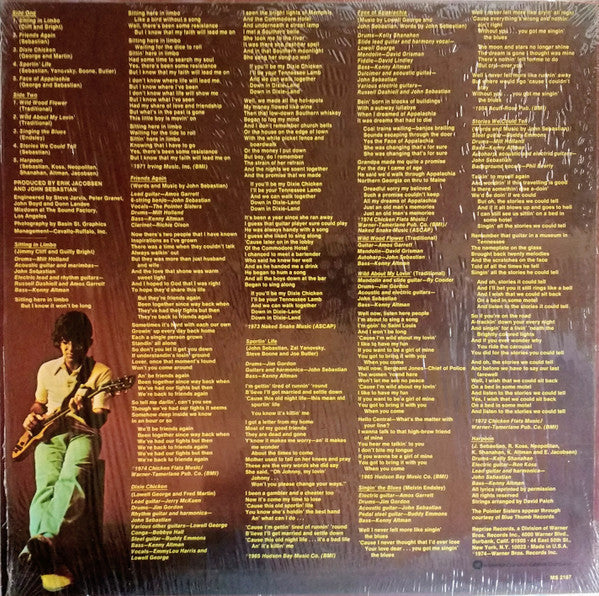 John Sebastian - Tarzana Kid (Vinyl, LP, Album, Stereo) Very Good Plus (VG+) / Good Plus (G+)