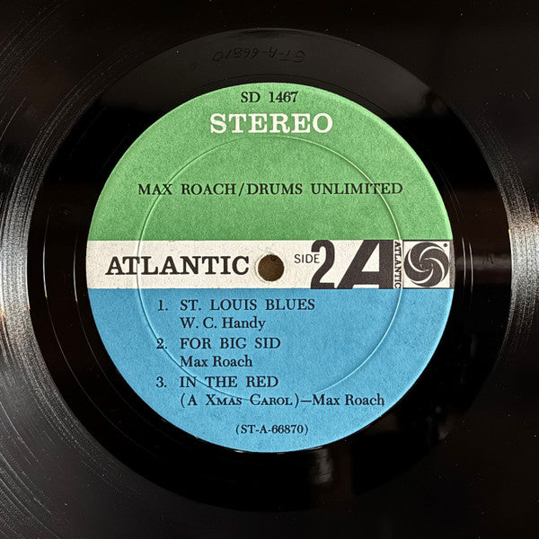 Max Roach - Drums Unlimited (Vinyl, LP, Album, Stereo) Very Good (VG) / Very Good Plus (VG+)