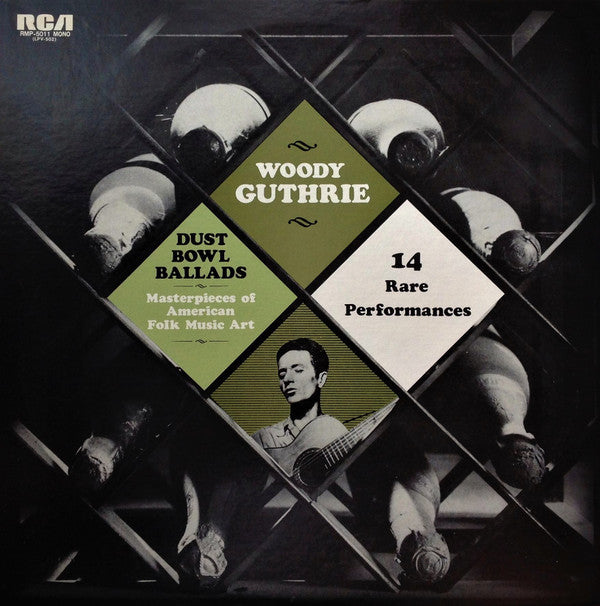 Woody Guthrie - Dust Bowl Ballads = ダスト・ボール・バラッズ / オクラホマの吟遊詩人 (Vinyl, LP, Album, Compilation, Reissue, Mono) Very Good (VG) / Very Good (VG)