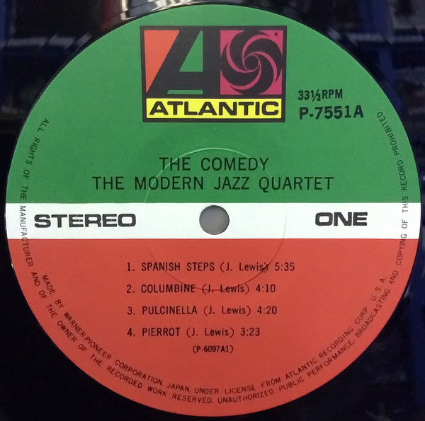 The Modern Jazz Quartet - The Comedy (Vinyl, LP, Album, Reissue, Stereo) Near Mint (NM or M-) / Very Good Plus (VG+)