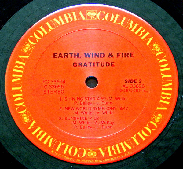 Earth, Wind & Fire - Gratitude (2xVinyl, LP, Album) Good Plus (G+) / Good Plus (G+)