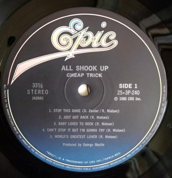 Cheap Trick - All Shook Up (Vinyl, LP, Album, Reissue) Very Good Plus (VG+) / Good Plus (G+)