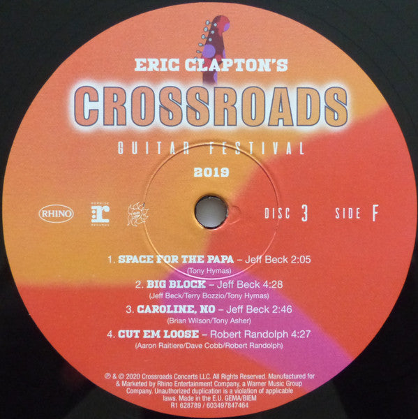 Eric Clapton - Eric Clapton's Crossroads Guitar Festival 2019 (6xVinyl, Box Set, LP, Compilation, Stereo) Mint (M) / Mint (M)