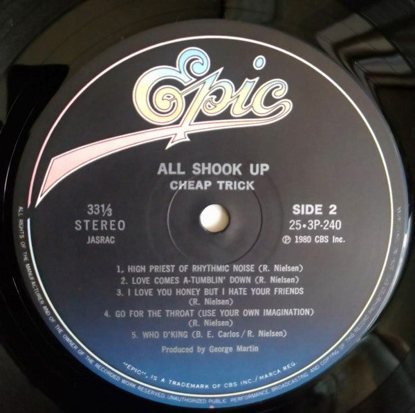 Cheap Trick - All Shook Up (Vinyl, LP, Album, Reissue) Very Good Plus (VG+) / Very Good Plus (VG+)