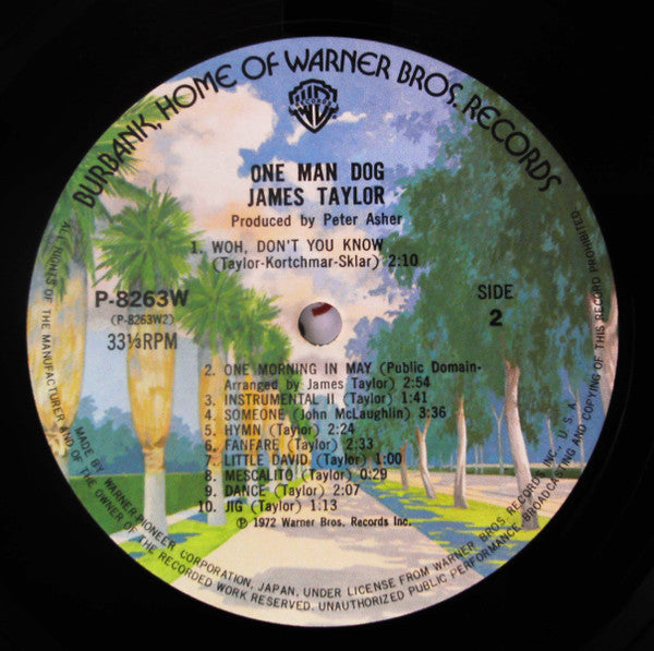 James Taylor (2) - One Man Dog (Vinyl, LP, Album, Reissue) Very Good Plus (VG+) / Very Good (VG)