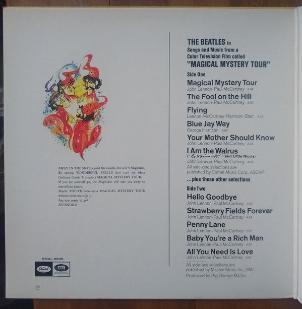 The Beatles - Magical Mystery Tour (Vinyl, LP, Album, Reissue, Stereo) Very Good (VG) / Very Good (VG)