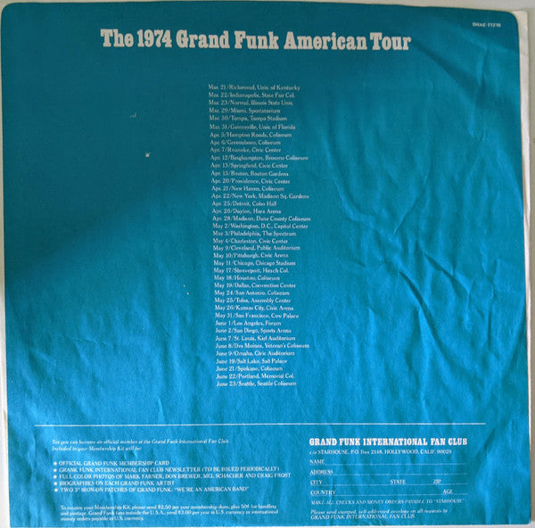 Grand Funk Railroad - Shinin' On (Vinyl, LP, Album) Very Good Plus (VG+) / Very Good (VG)