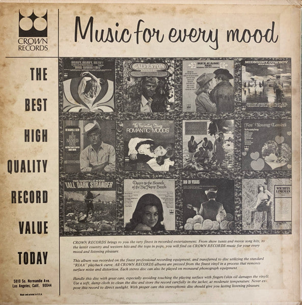 The Scottsville Squirrel Barkers - Blue Grass Favorites (Vinyl, LP, Album, Repress, Stereo) Very Good (VG) / Very Good (VG)