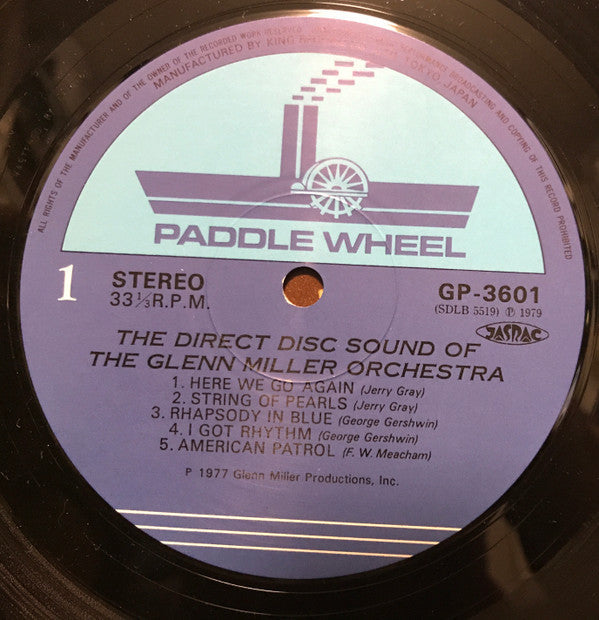The Glenn Miller Orchestra - The Direct Disc Sound Of The Glenn Miller Orchestra (Vinyl, LP, Limited Edition, Stereo) Very Good Plus (VG+) / Good Plus (G+)