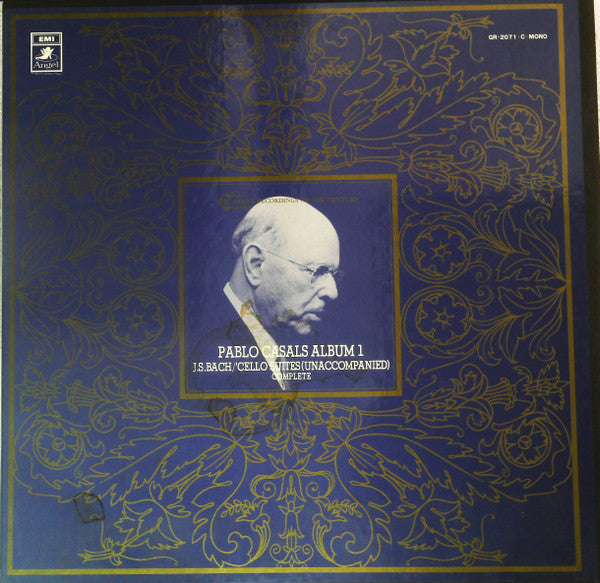 Johann Sebastian Bach - Cello Suites Unaccompanied Complete (3xBox Set, Vinyl, LP, Album, Mono) Very Good Plus (VG+) / Very Good (VG)