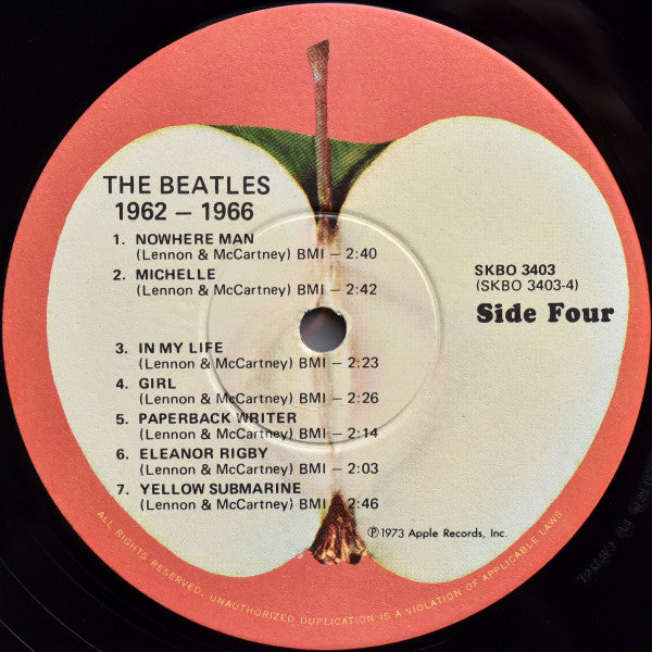 The Beatles - 1962-1966 (2xVinyl, LP, Album, Compilation, Repress, Stereo) Very Good (VG) / Very Good Plus (VG+)