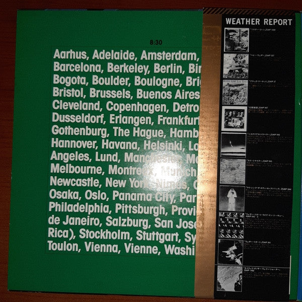 Weather Report - 8:30 (2xVinyl, LP, Album, Reissue) Very Good Plus (VG+) / Good Plus (G+)