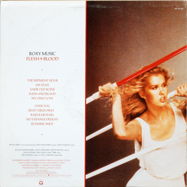 Roxy Music - Flesh + Blood (Vinyl, LP, Album, Stereo) Very Good Plus (VG+) / Good Plus (G+)