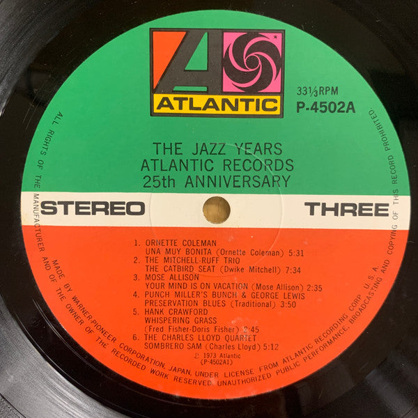 Various - The Jazz Years 25th Anniversary (2xVinyl, LP, Compilation) Very Good Plus (VG+) / Very Good Plus (VG+)