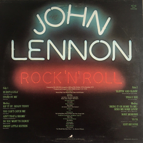 John Lennon - Rock 'N' Roll (Vinyl, LP, Album, Repress) Very Good Plus (VG+) / Very Good (VG)