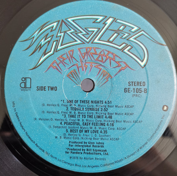 Eagles - Their Greatest Hits 1971-1975 (Vinyl, LP, Album, Compilation) Very Good Plus (VG+) / Very Good (VG)