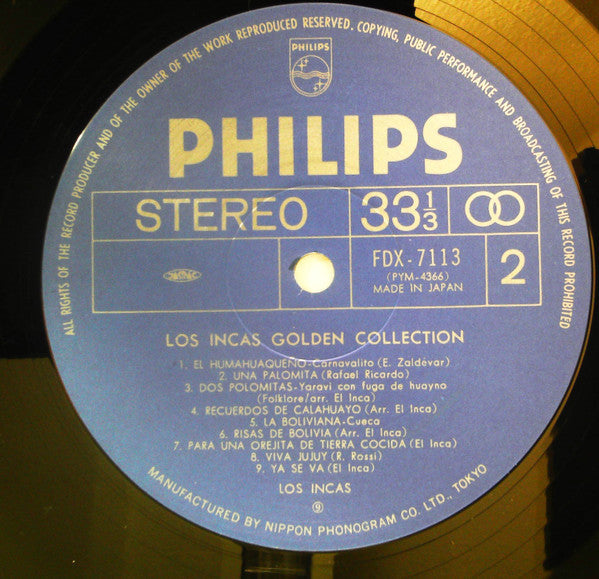 Los Incas - Golden Collection (Vinyl, LP, Compilation)
