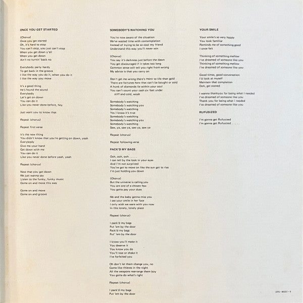 Rufus & Chaka Khan - Rufusized (Vinyl, LP, Album)