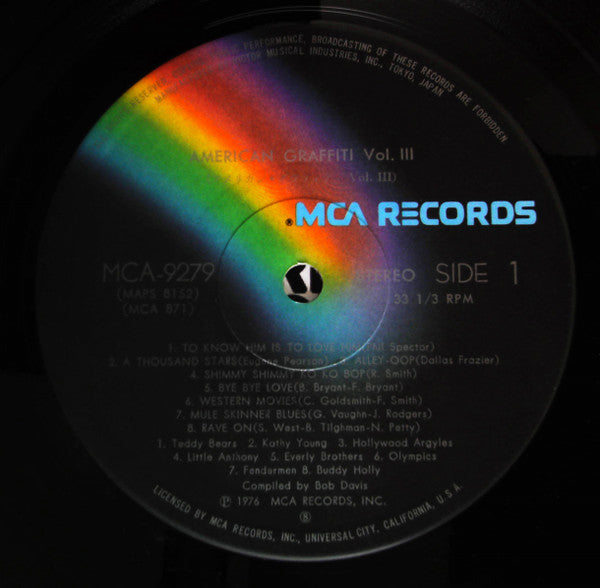 Various - American Graffiti, Vol. III (2xVinyl, LP, Compilation) Very Good Plus (VG+) / Very Good Plus (VG+)