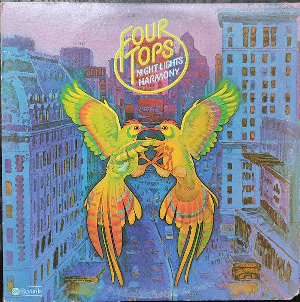 Four Tops - Night Lights Harmony (Vinyl, LP, Album, Stereo) Very Good (VG) / Good (G)