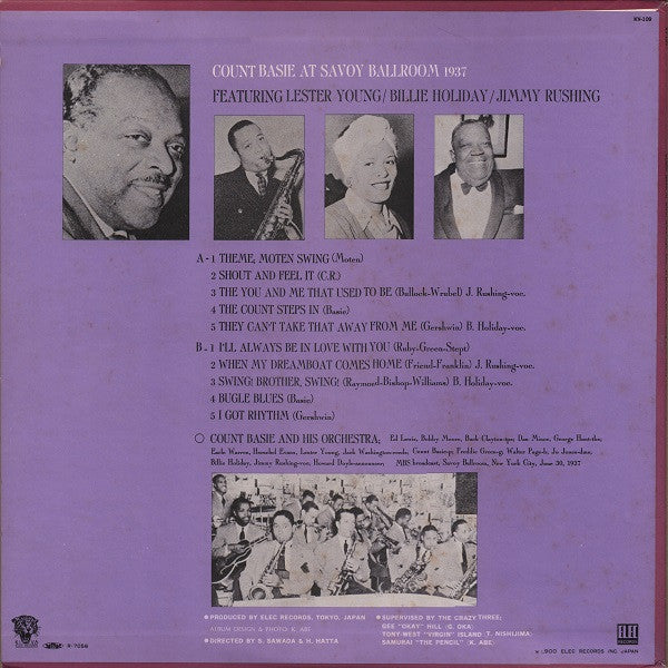 Count Basie - Count Basie At Savoy Ballroom 1937 (Vinyl, LP, Album) Very Good (VG) / Very Good (VG)