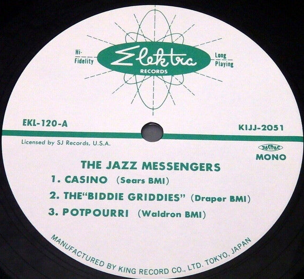 Art Blakey & The Jazz Messengers - A Midnight Session With The Jazz Messengers (Vinyl, LP, Album, Limited Edition, Reissue, Mono) Near Mint (NM or M-) / Near Mint (NM or M-)