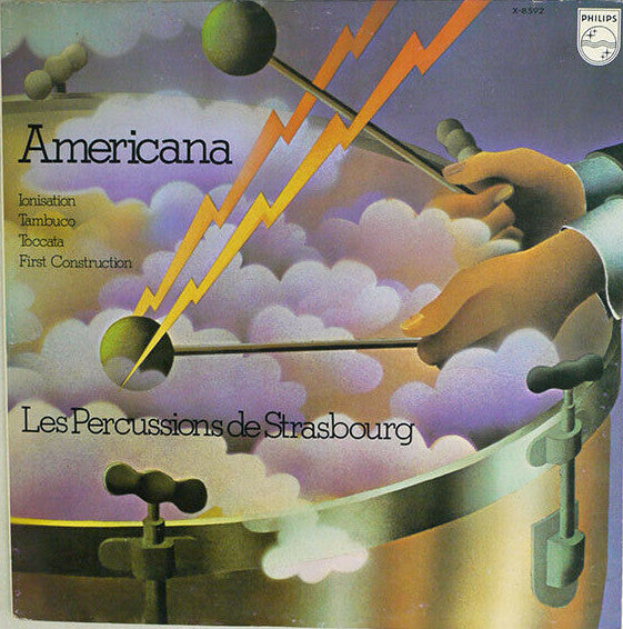 Les Percussions De Strasbourg - Americana (Vinyl, LP, Album, Reissue, Stereo) Very Good Plus (VG+) / Very Good Plus (VG+)