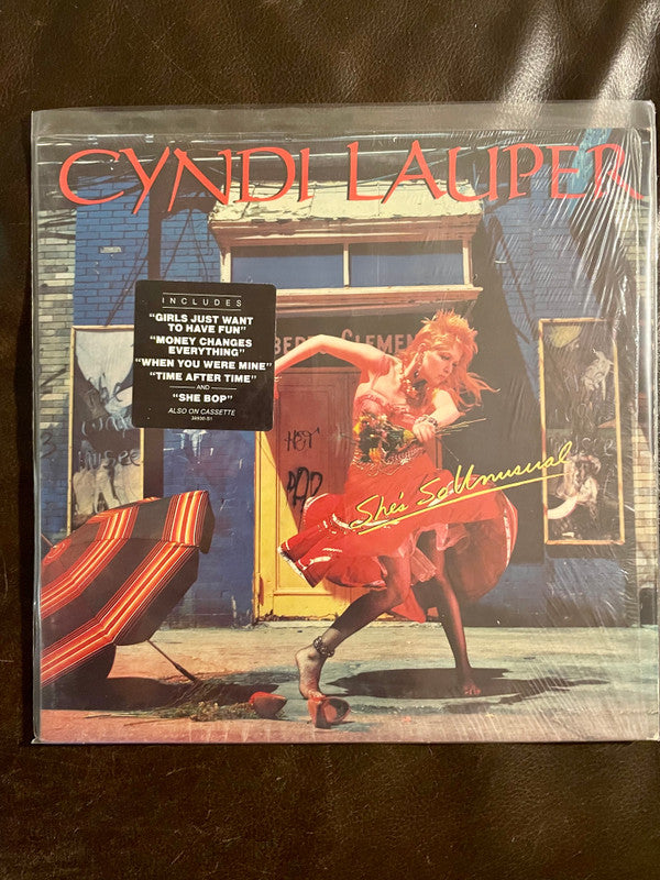 Cyndi Lauper - She's So Unusual (Vinyl, LP, Album, Stereo) Good Plus (G+) / Very Good (VG)