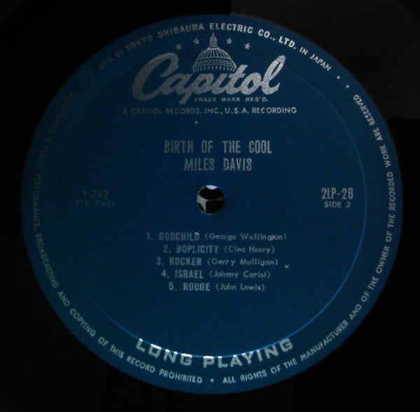 Miles Davis - Birth Of The Cool (Vinyl, LP, Album, Compilation, Mono) Very Good (VG) / Very Good (VG)