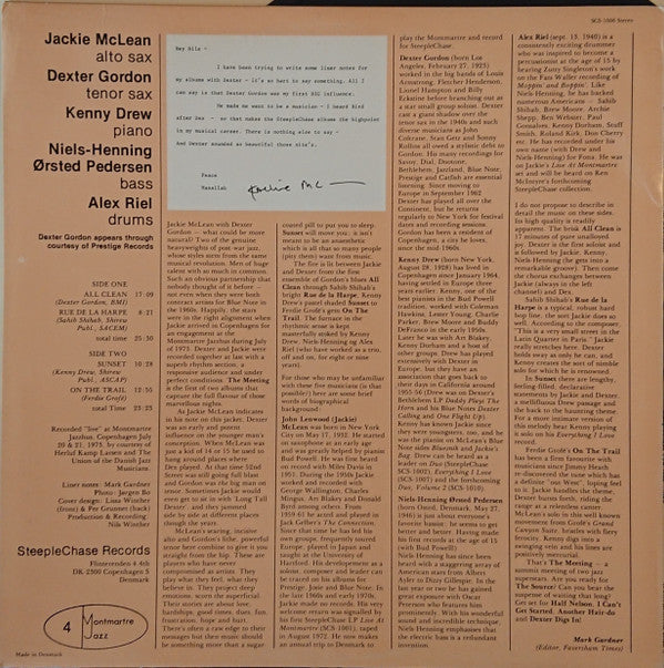 Jackie McLean - The Meeting Vol. 1 (Vinyl, LP, Album, Stereo) Very Good Plus (VG+) / Very Good Plus (VG+)