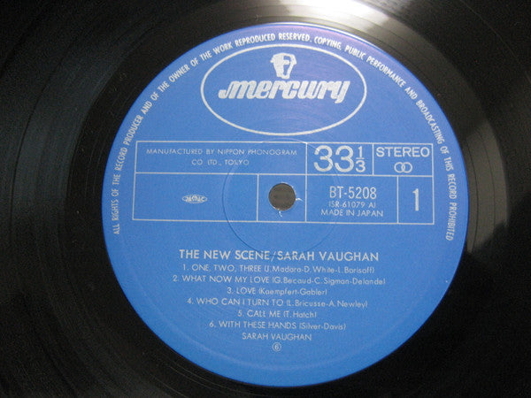 Sarah Vaughan - The New Scene (Vinyl, LP, Album) Very Good (VG) / Good Plus (G+)