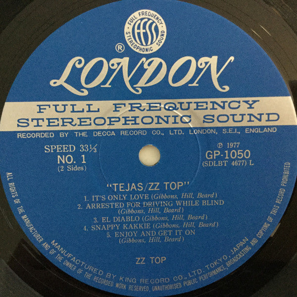ZZ Top - Tejas (Vinyl, LP, Album)