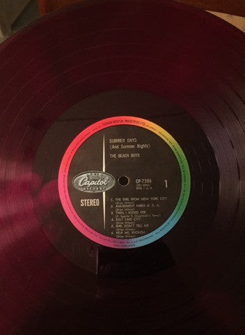 The Beach Boys - Summer Days (And Summer Nights!!) (Vinyl, LP, Album, Stereo) Very Good (VG) / Very Good (VG)