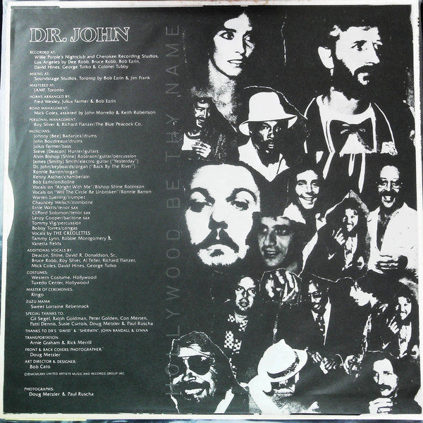 Dr. John - Hollywood Be Thy Name (Vinyl, LP, Album, Promo, Stereo) Very Good (VG) / Fair (F)