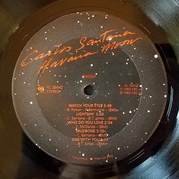 Carlos Santana - Havana Moon (Vinyl, LP, Album) Near Mint (NM or M-) / Very Good Plus (VG+)