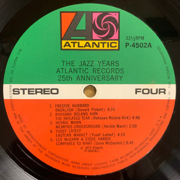 Various - The Jazz Years 25th Anniversary (2xVinyl, LP, Compilation) Good Plus (G+) / Very Good (VG)