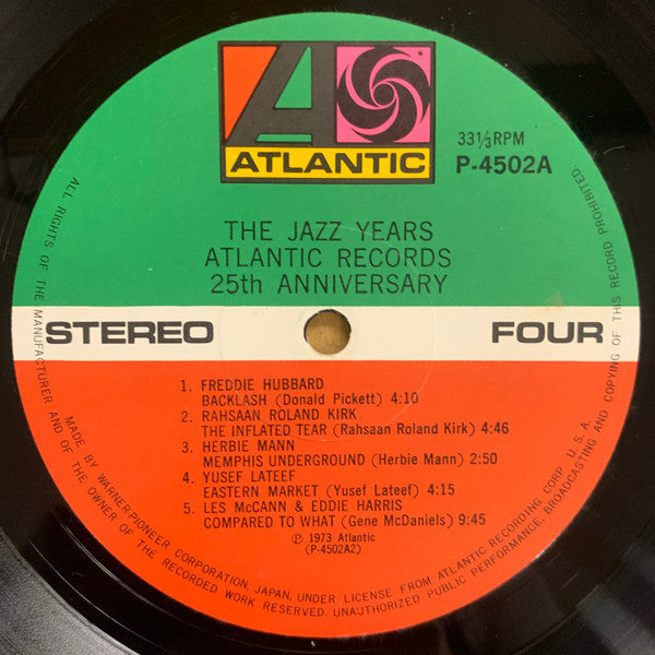 Various - The Jazz Years 25th Anniversary (2xVinyl, LP, Compilation) Very Good Plus (VG+) / Very Good Plus (VG+)