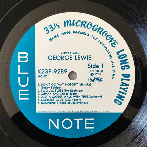 George Lewis And His New Orleans Stompers - Volume 2 (Vinyl, LP, Album, Mono) Near Mint (NM or M-) / Very Good Plus (VG+)