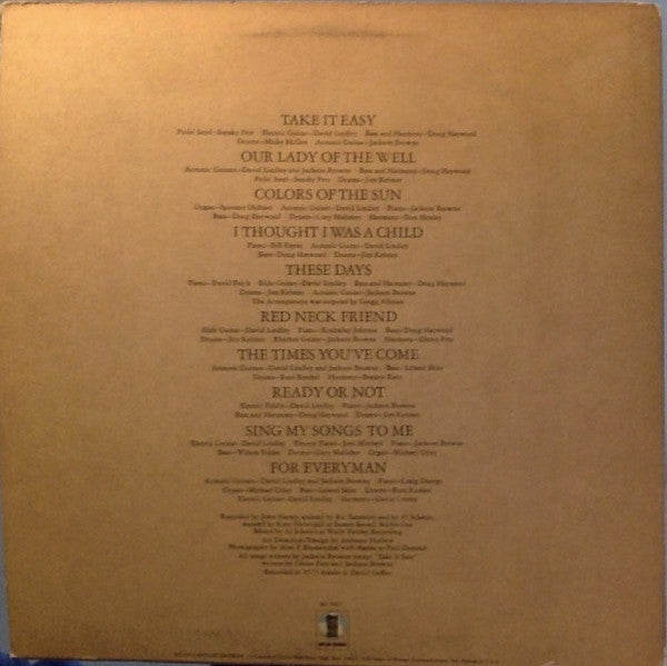 Jackson Browne - For Everyman (Vinyl, LP, Album, Repress, Stereo) Very Good (VG) / Very Good Plus (VG+)